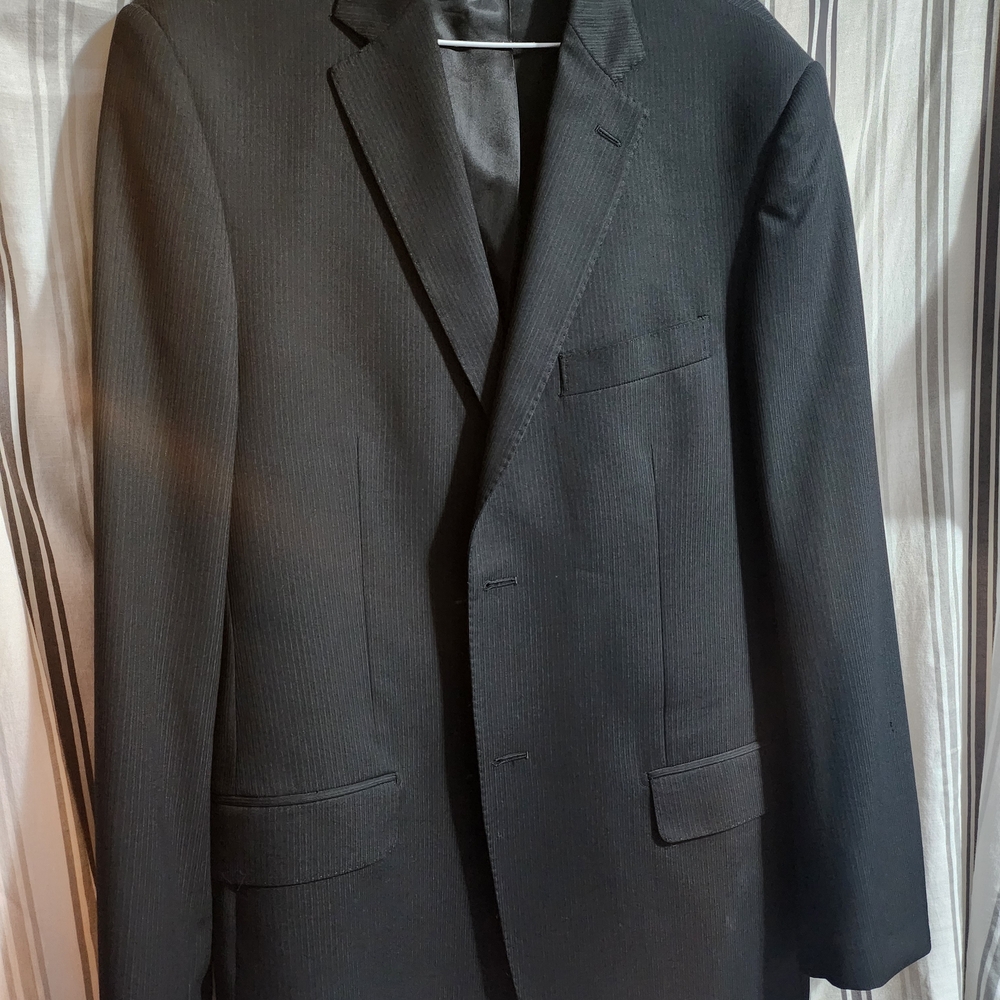 Pronto Uomo Charcoal Blazer, Size 46 Long